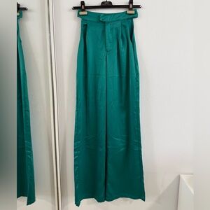 SHEIN Green Wide Leg Pants